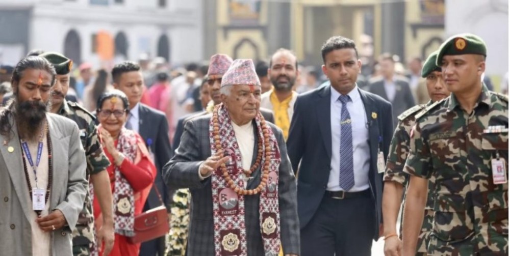 देश र जनताको कल्याणको कामनासहित पशुपतिमा राष्ट्रपतिबाट पूजा-आराधना