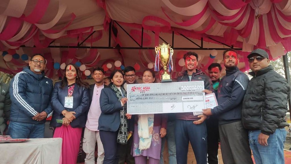 हिमालय बिद्या निकेतनलाई चौथो उप-प्रमुख कप बैजनाथ गाउँपालिका स्तरिय खेलकुद उपाधी 