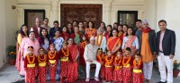 राष्ट्रपतिद्वारा नवकन्याको पूजाअर्चना