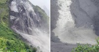 पहिरोले दार्चुलामा आंशिक थुनियो चौलानी नदी