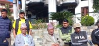 गृहमन्त्री अर्यालले देश छाडेर भागे भनिएका पूर्वऊर्जामन्त्री खड्का आफ्नै जलेको घरमा