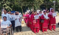 राप्ती सोनारी गाउँपालिका अनुदान शिक्षकको प्रर्दशन 