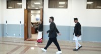 प्रधानमन्त्री शाह बाढी प्रभावित नुवाकोट प्रस्थान