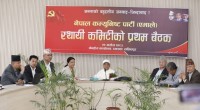 वरिष्ठ नेता विद्या भण्डारी एमाले स्थायी कमिटी बैठकमा सहभागी