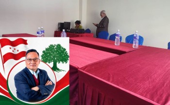 महामन्त्री पदका उम्मेदवार अमरसिंह पुनको निर्वाचन लक्षित सचिवालय सञ्चालनमा