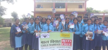 राप्ती सोनारी र नरैनापुरमा बालबिवाह रोकथाम सम्बन्धि सचेतना र हस्ताक्षर अभियान सञ्चालन 