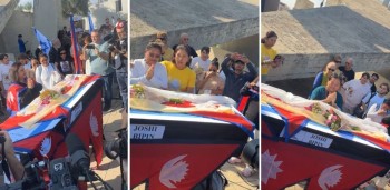 विपिन जोशीको शव नेपाल ल्याउनुपूर्व इजरायलमा श्रद्धाञ्जली सभा