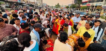 जेन-जी शहीदको सम्झनामा दीप प्रज्वलन