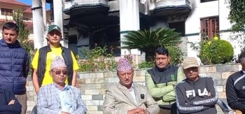 गृहमन्त्री अर्यालले देश छाडेर भागे भनिएका पूर्वऊर्जामन्त्री खड्का आफ्नै जलेको घरमा