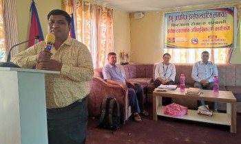 डेंगुसहित किटजन्य रोग नियन्त्रणबारे खजुरामा अभिमुखीकरण र सचेतना