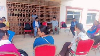 बैजनाथ गाउँपालिका उपाध्यक्ष रोकायले आफ्नै कार्यालयमा गरिन तालाबन्दी