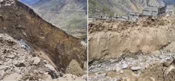 हुम्लाको नाम्खामा हिमताल फुटेर बाढी 