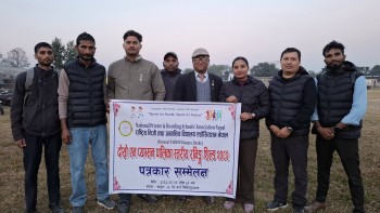 खजुरामा भोलिदेखी दोस्रो नेशनल प्याब्सन पालिका स्तरीय रनिङ शिल्ड