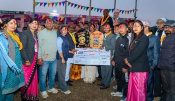 ज्ञानोदयलाई 'आठौं अन्तर विद्यालय मेयर रनिङ शिल्ड' उपाधि