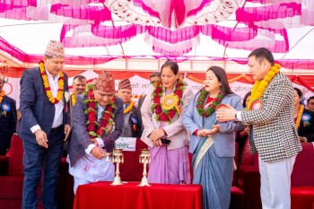 खजुरामा आठौं अन्तर विद्यालय मेयर रनिङ शिल्ड खेलकुद प्रतियोगिता सुरु 