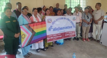 बैजनाथमा यौनिक तथा लैंगिक अल्पसंख्यक समुदाय र सरोकारवालाबीच अभिमुखीकरण 