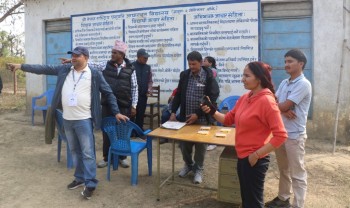 बाँकेका विभिन्न मतदान केन्द्रको अनुगमन 