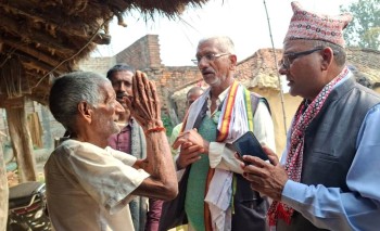 नरैनापुरमा गौडेलको घरदैलो सकियो, काँग्रेसप्रति उत्साहित मतदाता