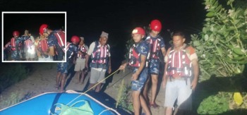 राप्ती नदीको टापुमा फसेका तीन जनाको सकुशल उद्धार