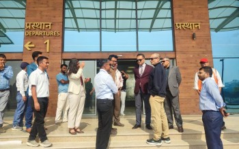 नेपालगन्ज विमानस्थलको नवनिर्मित टर्मिनल भवन निरीक्षण 