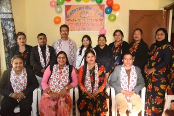 क्रियाशील पत्रकार महिला बाँके आफ्नै कार्यालयमा-(फोटो फिचर)