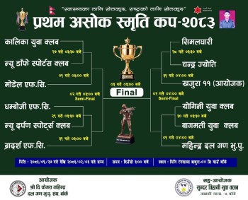प्रथम अशोक स्मृति कप फुटबल आजदेखि सुरु हुँदै