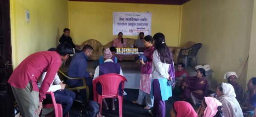 राप्ती सोनारी ४ मा जेष्ठ नागरिकको निःशुल्क स्वास्थ्य परीक्षण