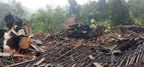 रोल्पामा फेरि पहिरो जाँदा एकको मृत्यु, तीन बेपत्ता