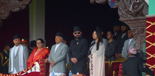 सैनिक मञ्चमा  मनाइयो १९औँ गणतन्त्र दिवस