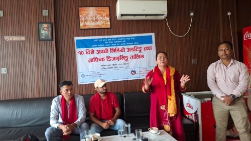 खजुराका युवाहरुलाई १० दिने भिडियो एडिटिङ् तालिम सुरु 