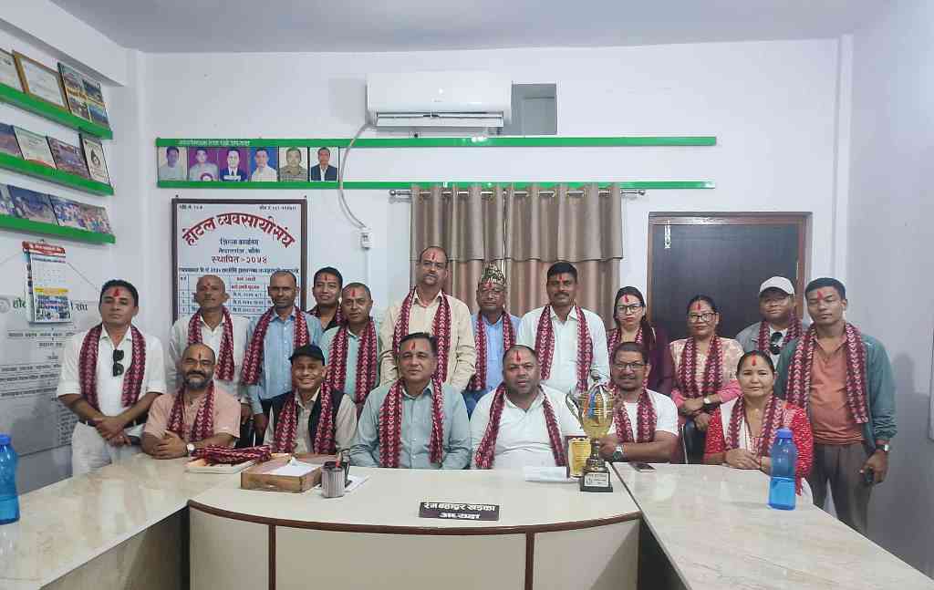 होटल ब्यवसायी संघ बाँके नेपालगन्जले पायो नयाँ नेतृत्व, अध्यक्षमा कंडेल निर्वाचित