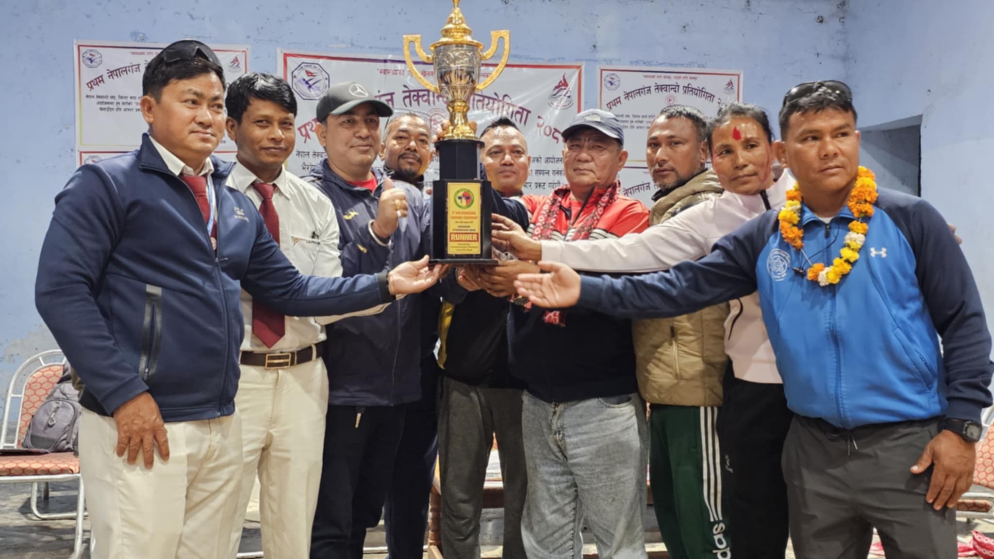 सुपरस्टारलाई 'प्रथम नेपालगन्ज आदर्श तेक्वान्दो' उपाधी